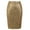 Gold, variant on Pencil Mini Skirt for Women Classic High Waist Skirt Sparkle Party Sequin Dress Rose Gold
