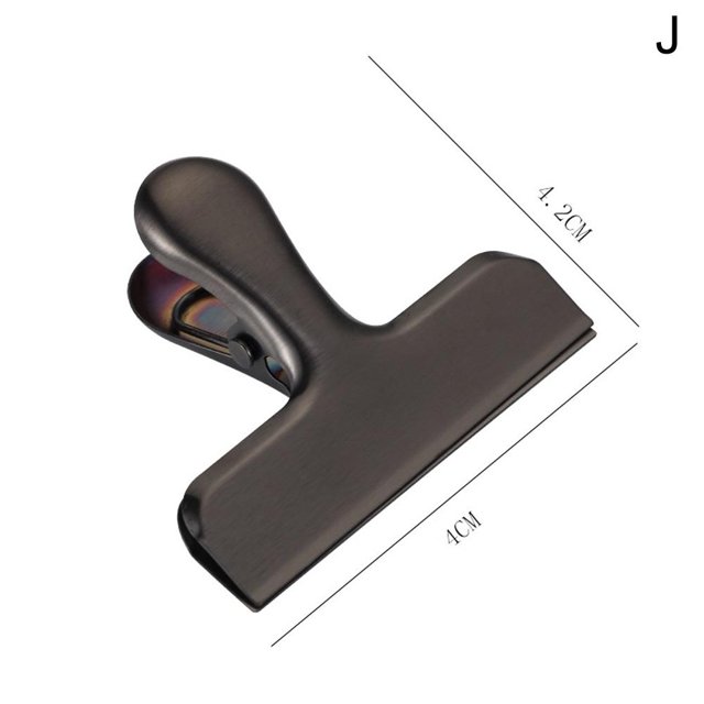 Large Stainless Steel Air Tight Bag Clip Perfect Clips For Food Chip Bag Clips \ K8Y6