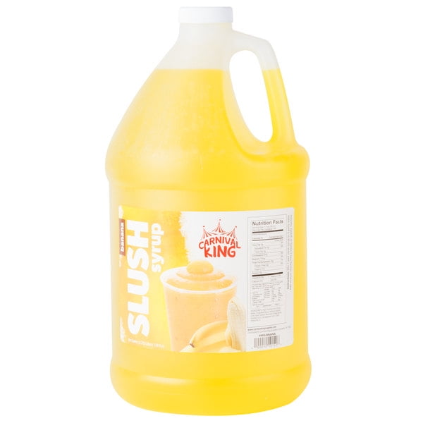Concession Sirop de Slush pour Kiosque Concentré 5:1 - 1 Gallon Service Alimentaire en Vrac - Plusieurs Saveurs