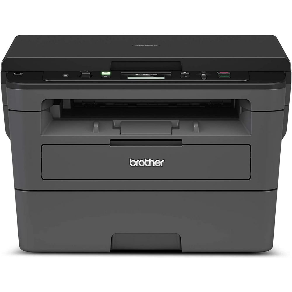 Brother Compact Monochrome Laser Printer, HLL2390DW, Convenient Flatbed