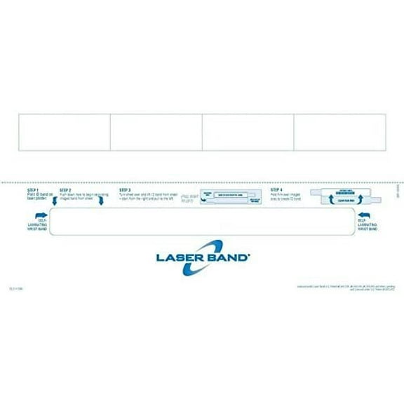 5-1/2" x 11" Adult Band with 4 Labels Carton of 1000