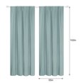 thumbnail image 1 of mi Cortinas opacas 2 paneles Cortinas modernas Oscurecimiento de la habitación Diseño con aislamiento térmico Ventana con ojales para, 1 of 8