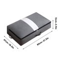 thumbnail image 2 of Fabric Quilt and Clothes Storage Bag Large Capacity Foldable Organizer Box for Bedding Toys Seasonal Items Moving Dorm Closet Garage and Home Storage, 2 of 4