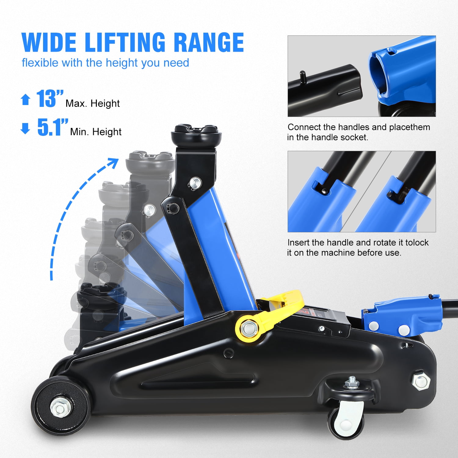 DNA MOTORING TOOLS-00474 Low Profile Hydraulic Trolley Service
