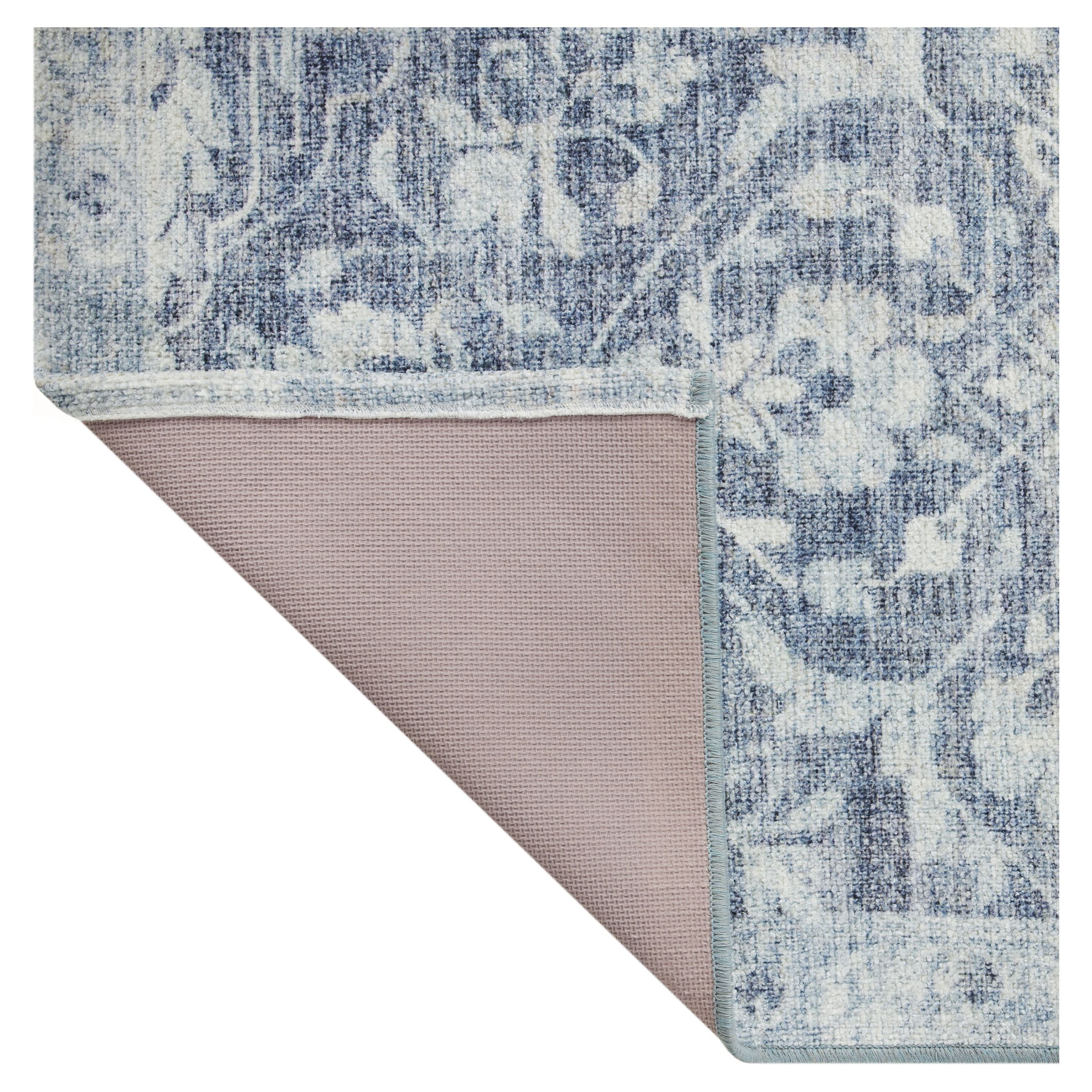 (2 pack) Better Homes and Gardens Blue Persian Non-Skid Runner Rug - 24"x84"