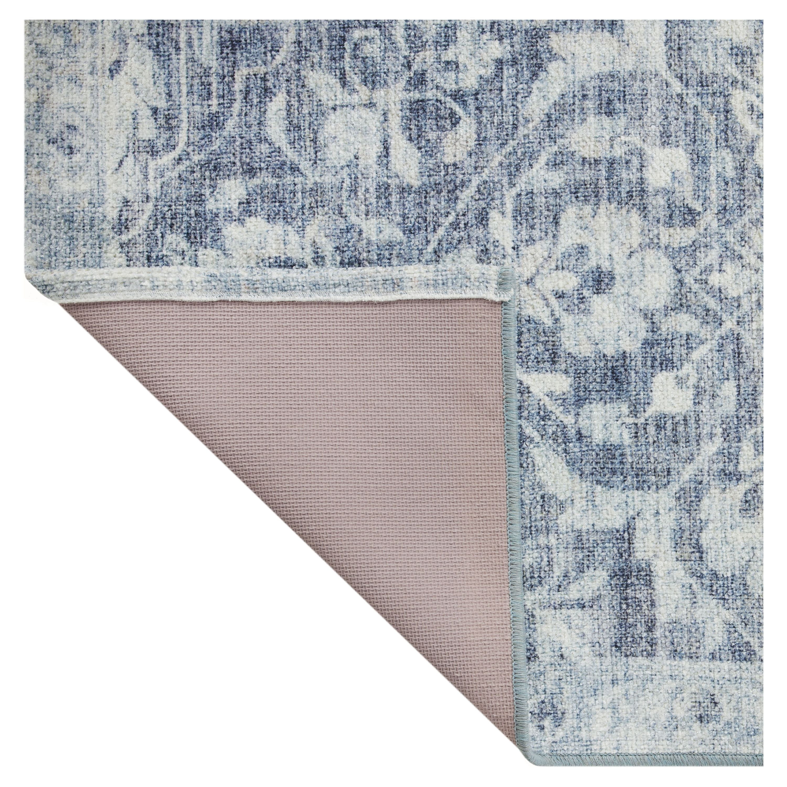 Addison Rugs Indoor/Outdoor Cozy Winter ACW33 Blue Washable 30 x 46 Rug