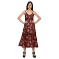thumbnail image 1 of Moomaya Robe Maxi Sans Manches à Bretelles Spaghetti Ajustables pour Femmes Grande Taille, 1 of 6
