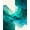 Green, Pattern 12, variant on ODIKA 4'x6' Machine Washable Non-Slip Area Rug, Chocolate Swirls Elegance Floor High Traffic Rug, Blue, 66858