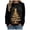 Gold, variant on Futezty Womens Christmas Sweatshirt Funny Santa Snowman 3D Print Plus Size Graphic Sweatshirts Crewneck Xmas Holiday Tops