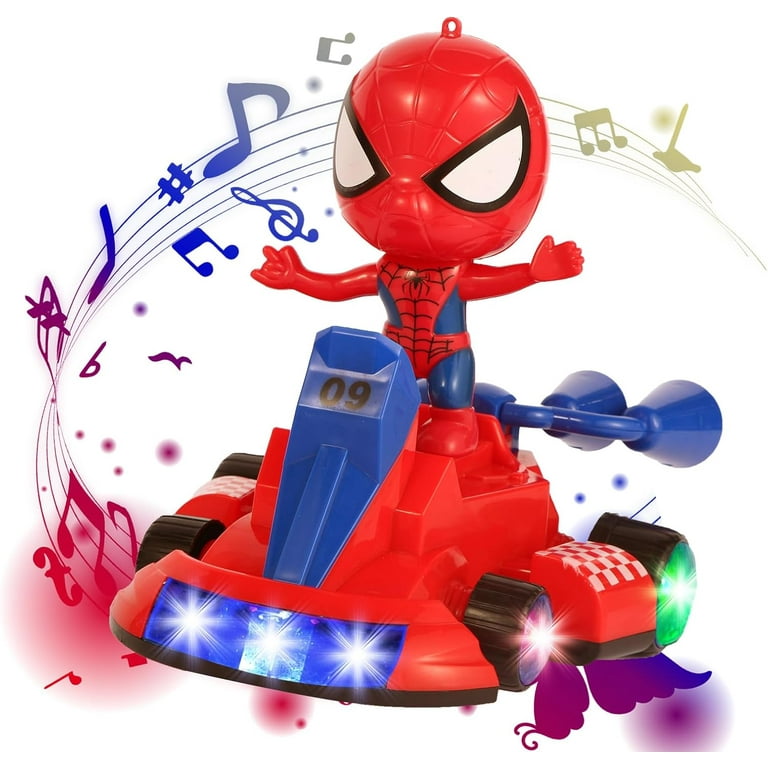 Dancing Spider Toy Musical Robot Toy Spin Interactive Toy Car with