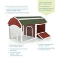 thumbnail image 2 of Prevue Pet Products Red Barn Chicken Coop, 2 of 16