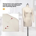 thumbnail image 3 of Bonnlo Female Sewing Mannequin, Size 14 Dress Form for Display and Tailor Design, Height Adjustable Torso with Stable Metal Base (Without arms, 14), 3 of 15