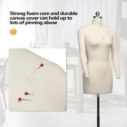 Professional Sewing Mannequin, Female Dress Form for Display and Tailor Design, Height Adjustable Torso with Stable Metal Base