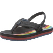 Reef Little Ahi Kids Boys Summer Slip On Flip Flops Sandals Grey Vertica