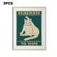 thumbnail image 3 of Kearding 3 piezas de pintura sin marco con estampado de animal encantador imagen impermeable interior casa sala de estar cartel ornamental Decoración del hogar, 3 of 6