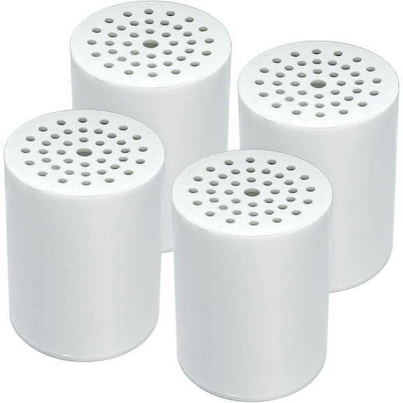 4 Pack 15 Stage Shower Filter Replacement Cartridge, Shower Filter For Hard Water, Universally Compatible With Any Similar Design, Shower Water Softener with High Output