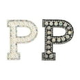 thumbnail image 1 of Parche Termoadhesivo Decorativo Unique Bargains Letra P Negro Blanco Paquete de 2, 1 of 6