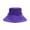 Purple, variant on Odeerbi Bucket Hat For Men Women Trendy Solid Color Double Sided With Windproof Cord Cap Sun Hat Blue