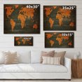 thumbnail image 4 of Designart 'Ancient World Map of Africa' Vintage Print on Natural Pine Wood, 4 of 5