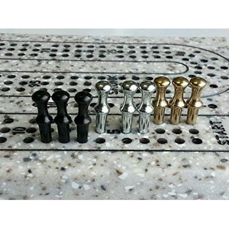 9 Pack Of Solid Metal Cribbage Board Pegs Walmart Canada