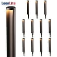 thumbnail image 1 of LEONLITE 12-Pack 5W LED Landscape Pathway Light, 12-24V Low Voltage Side Lit Path lights, IP65 Waterproof Yard Backyard Driveway Sidewalk Light, Die-Casted Aluminum, 3000K Warm White, 1 of 7