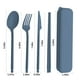 thumbnail image 3 of Juego de Tres Piezas de Cuchillo, Tenedor y Cuchara de Paja de Trigo, Vajilla Práctica para Acampar, Regalo de Vajilla Infantil, 3 of 6