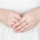 thumbnail image 2 of Anillo de pareja de plata esterlina, un par de anillos de diseño de nicho para mujeres, personalidad de niños, simple, abierto, anillo de letras con incrustaciones de diamantes, moda, 2 of 6
