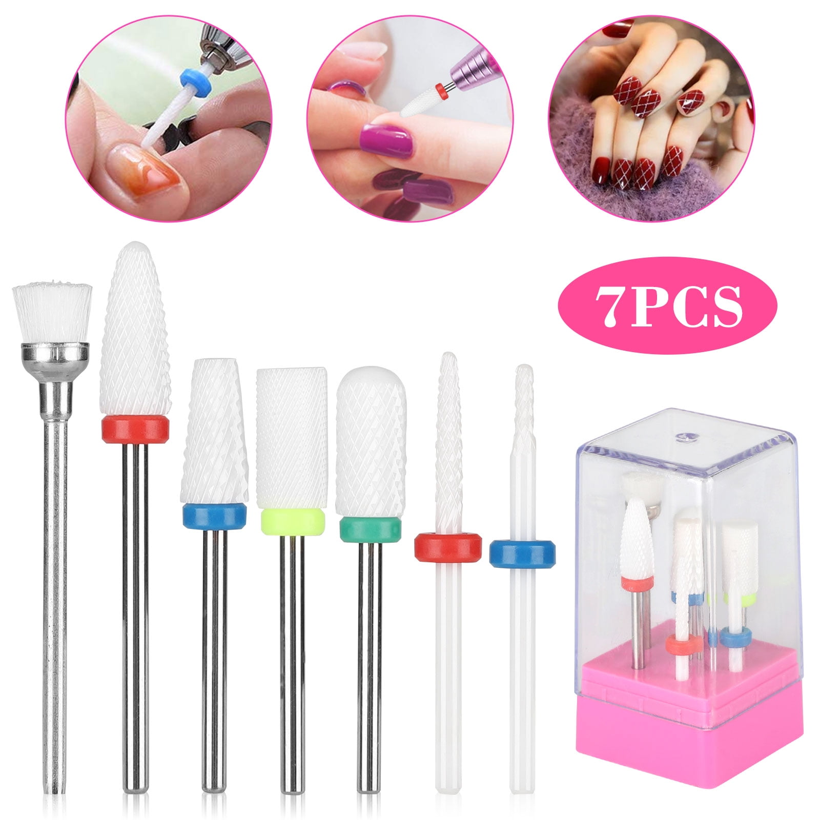 Tungsten Carbide Nail Drill Bits Set 3/32 Inch Drill Bits for Nails