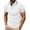 White, variant on Mens Work Office Pullover Shirts Casual Short Sleeve Athletic Golf T-Shirts Business Button Collared Shirt