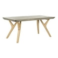 thumbnail image 2 of Safavieh Pacey Outdoor Modern Concrete Coffee Table - Dark Grey, 2 of 8