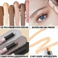thumbnail image 4 of FOCALLURE No Crease Eyeshadow Stick,Matte & Shimmer Eyeshadow Pencil with Blending Sponge Brush,OATS LATTE, 4 of 9