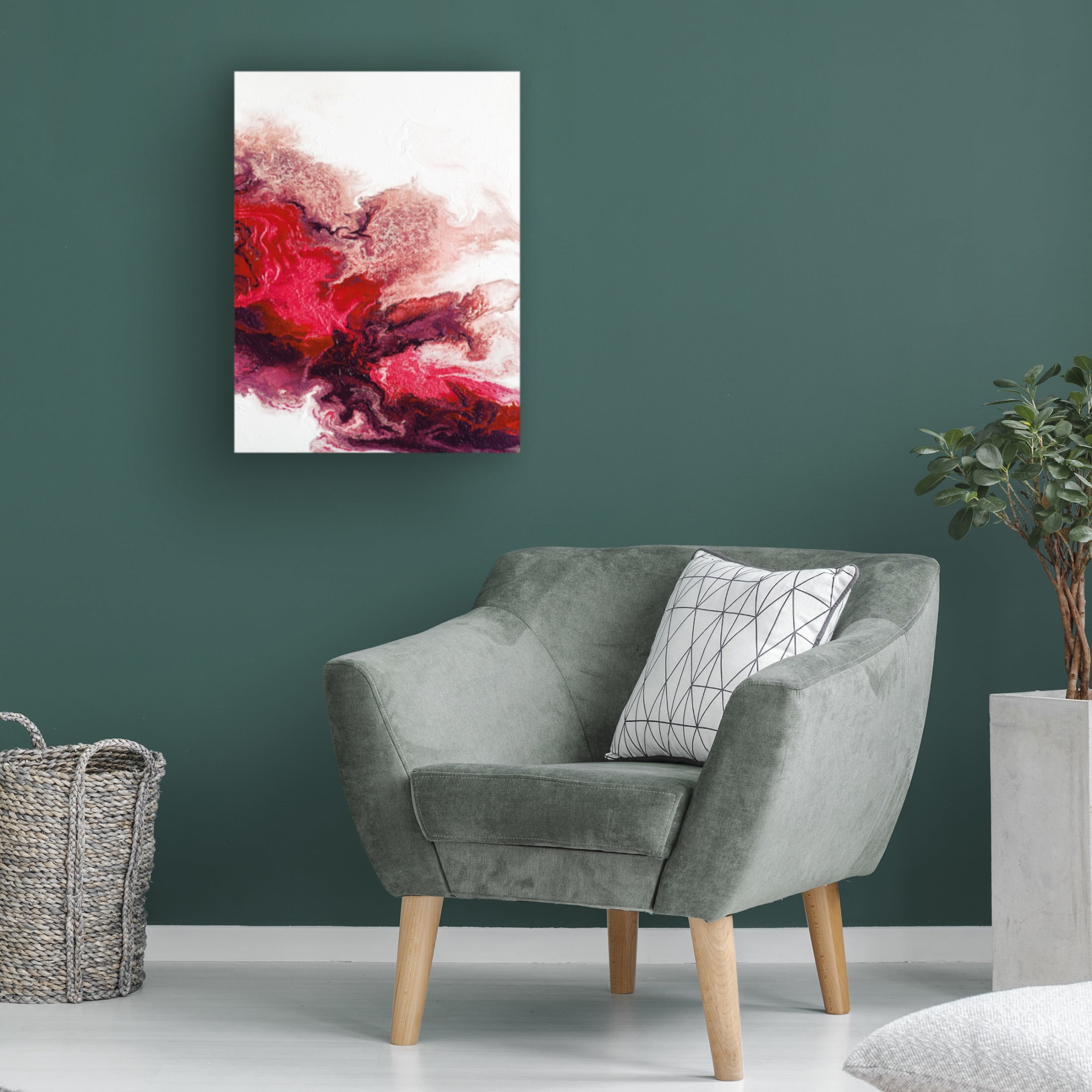 Trademark Fine Art Alyson Storms Rainbow Smoke 3 Canvas Wall Art