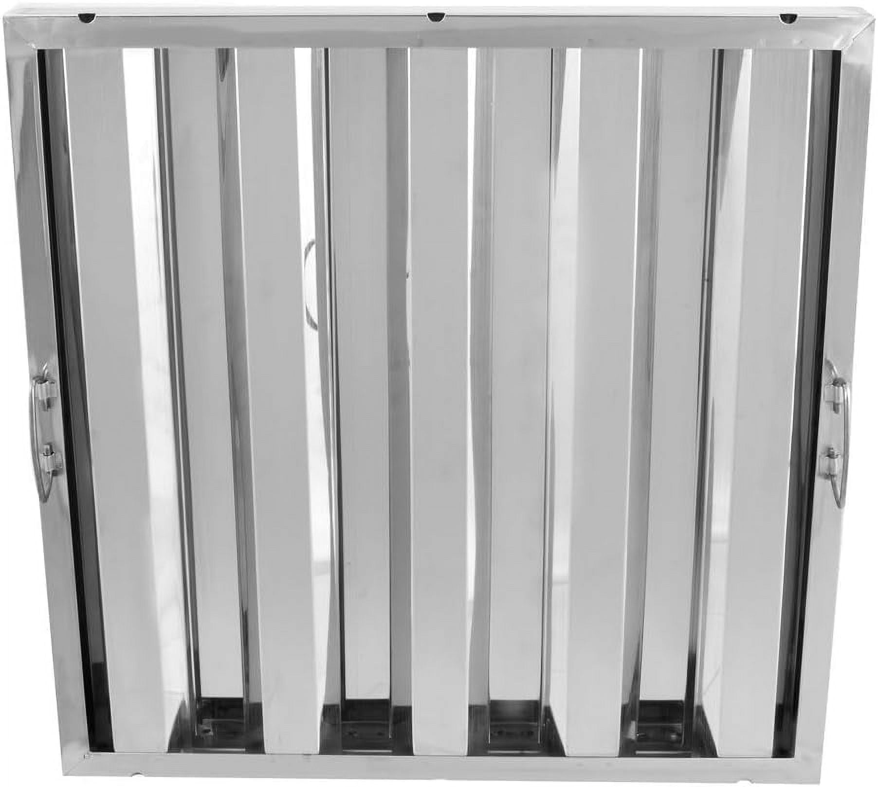 TrueCraftware-Stainless Steel 20" W x 20" H Commercial Kitchen Hood Filter- Restaurant Hood Filters Range Hood Filter Range Hood Baffle Grease Filter Kitchen Exhaust Hoods