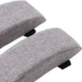 thumbnail image 7 of figatia Office Chair Armrest Pad Thick Arm Padding for Sofa Recliners Computer Chair Light Gray, 7 of 7