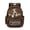 Custom Name - Dachshund Dog Daisy, variant on Xixirimido Cat & Paw Brown Print Backpack for Boys Girls Elementary Middle School Bookbag Kids Lightweight Back Pack Multi Pocket School Bags Large Capacity