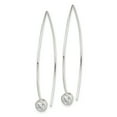 thumbnail image 2 of Primal Silver Sterling Silver Cubic Zirconia Threader Earrings, 2 of 5