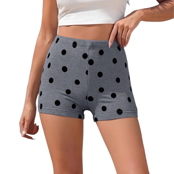 Summer Womens Shorts Fashion Shorts For Women Für Damen Punktemuster Elastische Taille Niedrige Taille Bequeme Pyjamahose Pants For Women