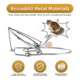 thumbnail image 4 of Small Animal Traps Mouse Trap,Spring Trapt Cage,Suit for Rat,Reusable, 10Pack, 4 of 5