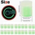 thumbnail image 2 of ER 20PCS Universal Fluorescente Car Tire Valve Caps Neumático luminoso Va brillar Electrónica, 2 of 5