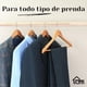 thumbnail image 4 of Ganchos de Madera para Ropa, Caja 50 Piezas, para Vestidos, Camisas, Pantalones, Barnizados, Alta Resistencia, Cromados, Giratorio, Largo 44.5 cm x Alto 23 cm, 4 of 9