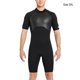 thumbnail image 4 of Traje de buceo cálido Naiovety de neopreno 2 mm manga corta Negro 3XL, 4 of 6