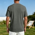 thumbnail image 4 of DORKASM Men's Short Sleeve Dry Fit Shirts Workout Gym Mesh Shirt Athletic Running Lightweight Performance Tshirt Dark Gray 2XL, 4 of 6