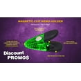 thumbnail image 3 of 10 Magnetic Memo Holders Set - Large Clip, Plastic - TGreen, 3 of 5