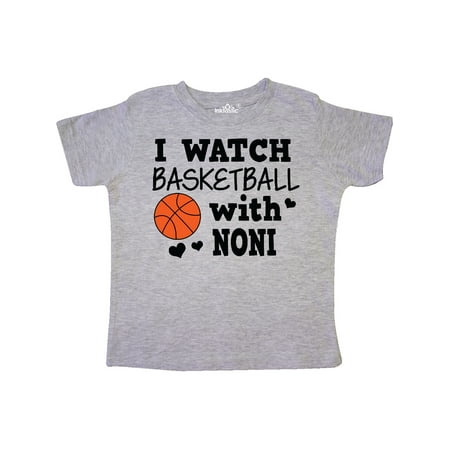 

Inktastic I Watch Basketball with Noni Gift Toddler Boy Girl T-Shirt
