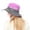 Purple, variant on Women Mesh Ponytail Sun Cap Wide Hole Hat Baseball Brim Visor Purple One Size