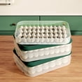 thumbnail image 3 of Dumpling Organizer Stackable Cold Retention PP Convenient Use Refrigerator Organizer Kitchen Supplies, 3 of 7