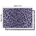 thumbnail image 5 of Leopard Pattern Purple Summer Placemats Table Placemats Set Of 6-Linen Kitchen Washable Placemats Table Mats 11.8"x17.7"Non-Slip Heat Resistant, 5 of 5