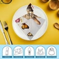 thumbnail image 6 of WYYP Rabbit Flowers Butterflies Cloth Napkins Washable Reusable for Party Dinner Decoration 6 PCS, 6 of 7