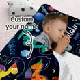 thumbnail image 3 of Kainsy Personalized Toddler Nap Mat with Removable Pillow & Blanket - Roll Up Nap Mat for Preschool- Soft Kids Sleeping Mat with Custom Name - for Boys Girls Kindergarten Daycare, 3 of 9