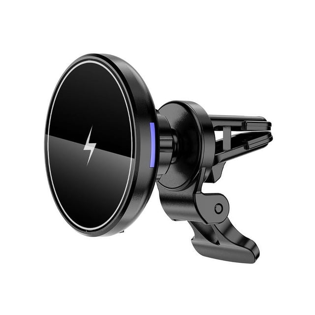 Soporte magnético inalámbrico para teléfono con cargador de coche, soporte magnético para teléfono móvil con carga por succión, con carga en ayunas, imanes fuertes